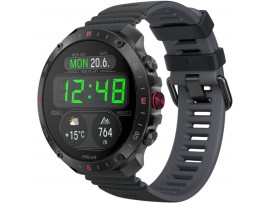 Polar GRIT X2 PRO BLACK safirno steklo, AMOLED, zemljevid črni petek