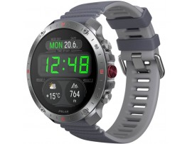 Polar GRIT X2 PRO srebrna, safirno steklo, AMOLED, zemljevid črni petek