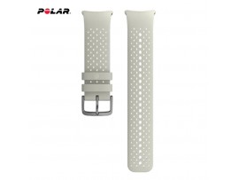 Polar Pacer Pro silikonski pašček snow white 20mm 910107001