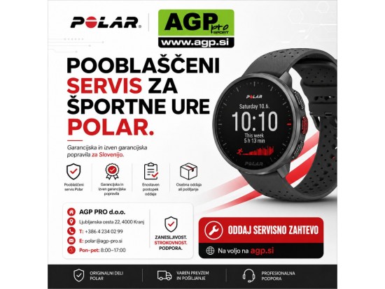 POLAR pooblaščeni servis Polar v Sloveniji - AGP PRO d.o.o.