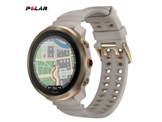 Polar Vantage M3 Greige Sand – bež GPS športna ura s silikonskim paščkom
