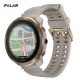 POLAR Vantage M3 Greige Sand – unisex GPS športna ura z zemljevidi, bež