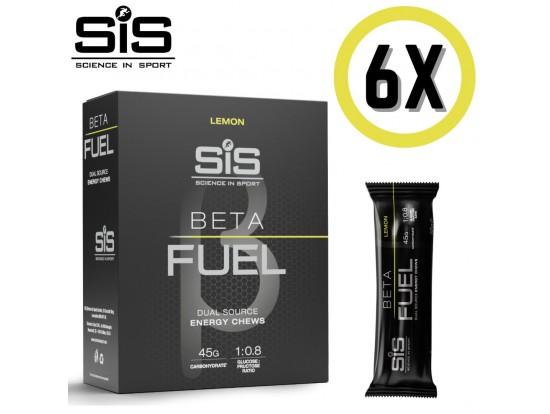 SiS BETA FUEL ENERGY Chew 60 g  limona 6 kosov