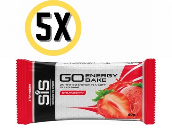 SiS GO Energy Bake 50g JAGODA 5 kosov