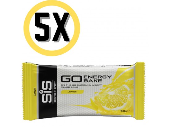 SiS GO Energy Bake 50g LIMONA 5 kosov