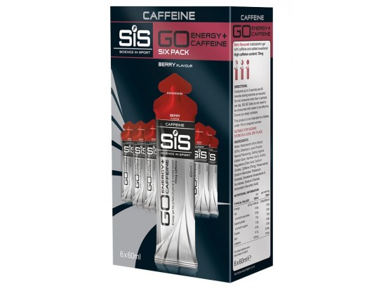 SiS GO Gel + kofein 75mg JAGODA 6 kosov
