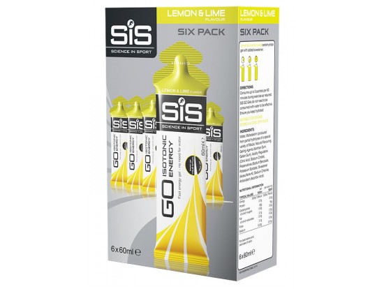 SiS GO Isotonic GEL LIMONA - LIMETA 6 kosov