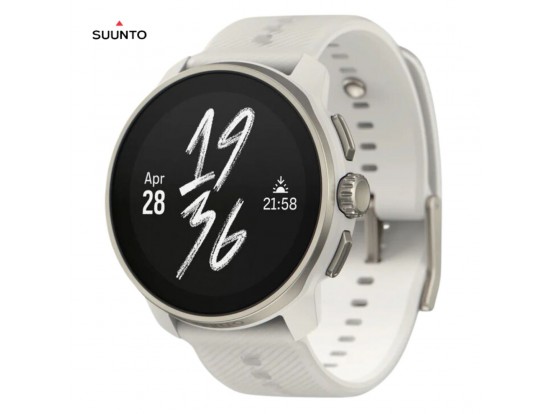 SUUNTO RACE S Powder Gray – unisex GPS športna ura z zemljevidi, svetlo siva