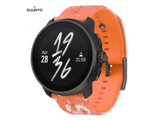 SUUNTO RACE S Power Orange – unisex GPS športna ura z zemljevidi, oranžna