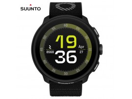 SUUNTO RUN All Black – lahka unisex GPS tekaška ura, črna