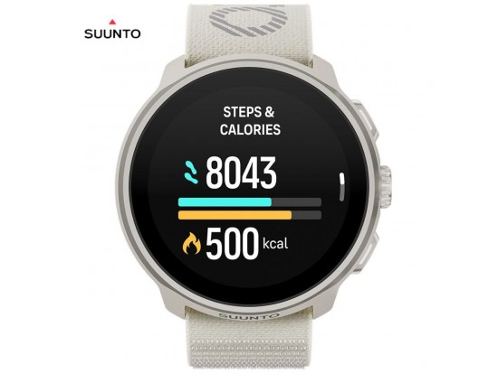 SUUNTO RUN Frost Gray – lahka unisex GPS tekaška ura, svetlo siva