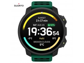 SUUNTO VERTICAL 2 Pine Green – unisex GPS ura za gore z zemljevidi, zelena