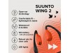 Suunto Wing 2 odprte športne oranžne slušalke z vibracijskim prenosom zvoka