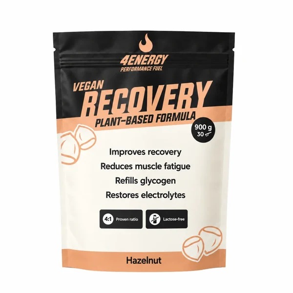 4ENERGY Recovery Vegan Formula 900 g – okus lešnik