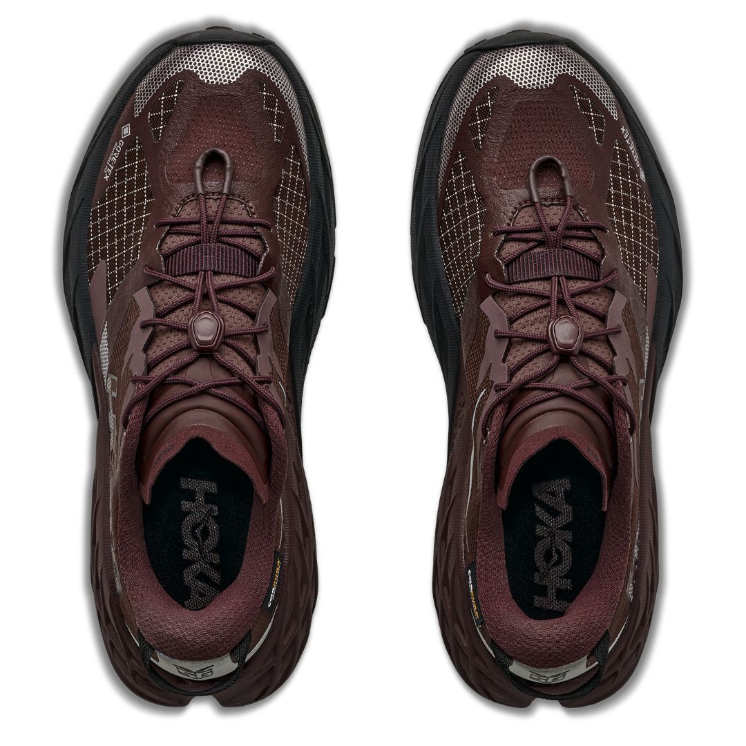 HOKA Speedgoat 7 GTX DMVB – Deep Mauve / Black HOKA Speedgoat 7 GTX DMVB ženski nepremočljivi trail tekaški copati
