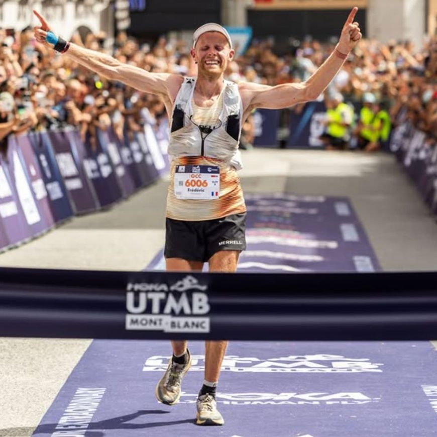 Frédéric Tranchand ob zmagi na OCC 2026 v Chamonixu